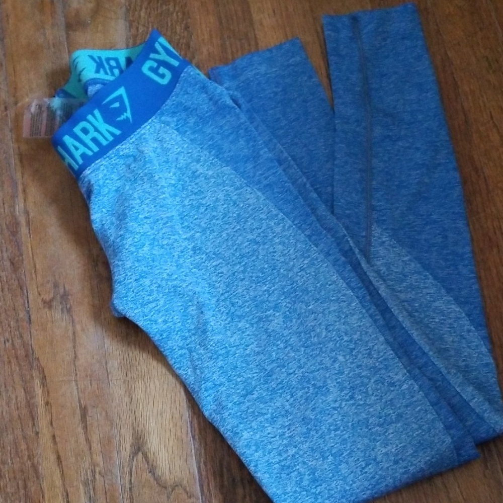 Gymshark flex leggings in blue